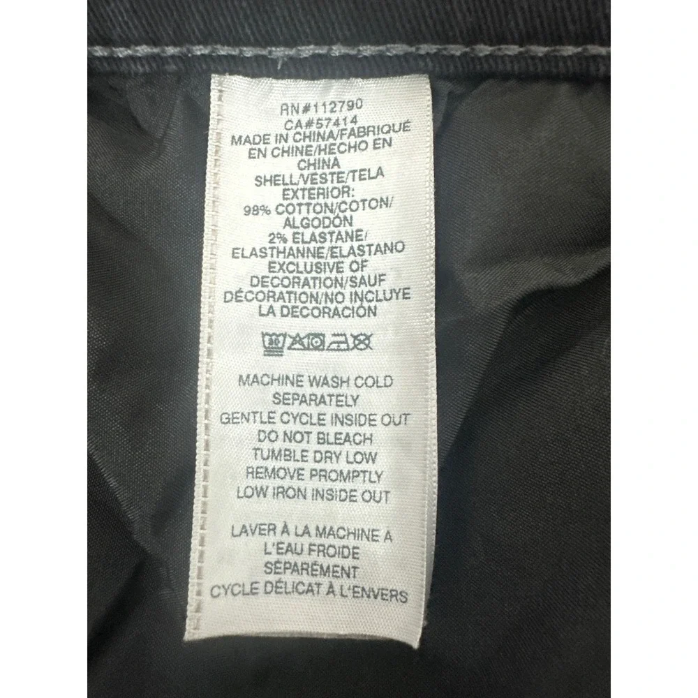 True Religion Ricky Relaxed Straight Black Contrast Stitch Jeans Mens 36